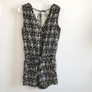 F21 Printed Romper